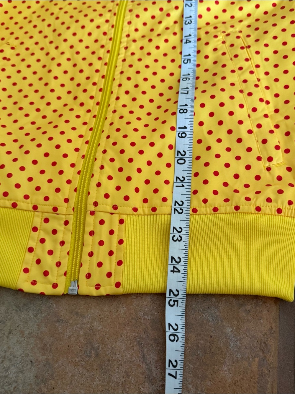Adidas x Pharrell Williams Yellow Track Jacket w Polka Dots - Picture 6 of 8
